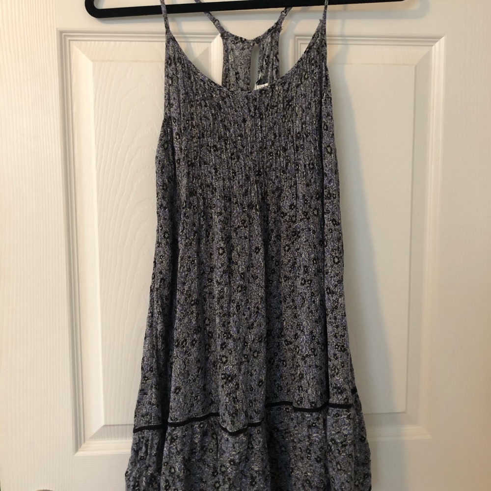 American Eagle floral A- line swing dress